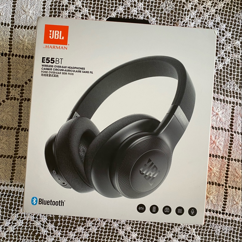 JBL E55BT Wireless Over the Ear Headphones
